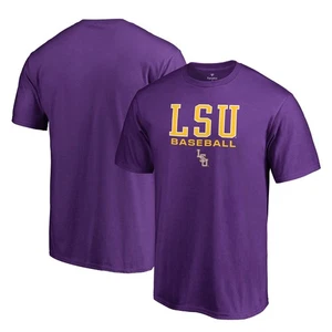 Men's Purple LSU Tigers Team Unity Baseball T-Shirt - Picture 1 of 3