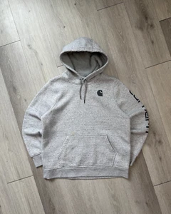 Carhartt Relaxed Fit Women's Grey Hoodie Sweatshirt - Size XL (16-18) - Picture 1 of 8