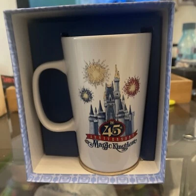 Walt Disney World Starbucks 45th Anniversary Mug Magic Kingdom Theme Parks  NEW - Image 1 of 4