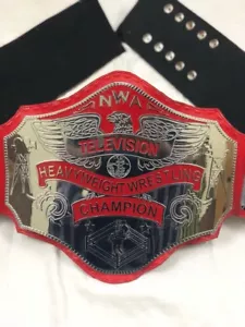 NWA TV HEAVY WIGHT WRESTLING CHAMPION CINTURÓN 4mm RÉPLICA - Imagen 1 de 8