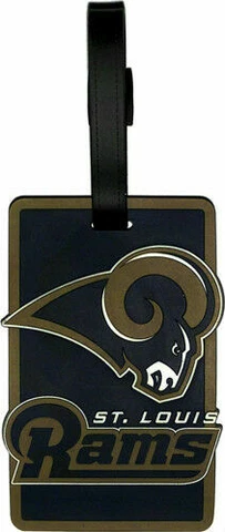 St. Louis Rams Travel Bag Tag Luggage ID Tag Team Colors NFL FREE SHIPPING Cover