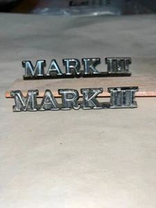 1968 1969 1970 1971 Mark III front fender side emblems (2) C8LB-16098-A Used - Picture 1 of 10