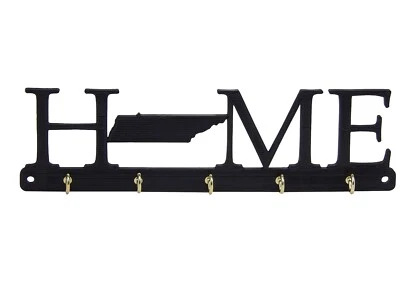 Tennessee Hogar Estado Forma Llavero Perchero Gancho Inauguración Casa Pared Regalo Foto 1 de 4