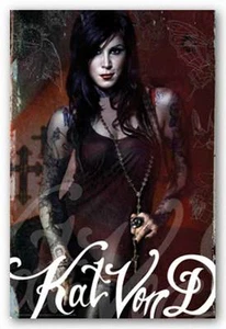 TATTOO POSTER Kat Von D Look To Kill - Picture 1 of 1