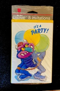 RARE Vintage 1987 American Greetings MY PET MONSTER Sealed Party Invitations - Bild 1 von 1