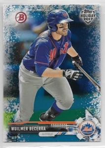2017 Topps Holiday Bowman Blue Winter Wonderland #TH-WB WILMER BECERRA (16/50) - Bild 1 von 2