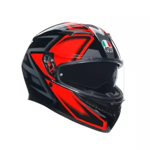 Full Face Helmet AGV K3 Compound Red TG S Red Helmet Casque Ece 22.06 - Picture 1 of 5