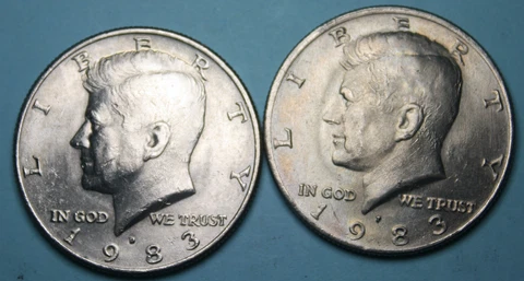 1983 P&D Kennedy Halves (Ken-153) Cover