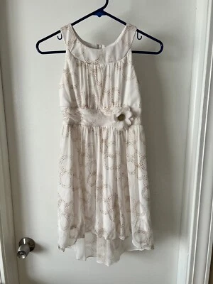 Amy Byer girls 12 flower girl party Easter pageant sequin dress  - Image 1 of 4