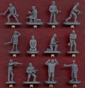 Caesar Miniatures #006 - RETIRED - WWII French Resistance - 1:72nd scale mib - Picture 1 of 1