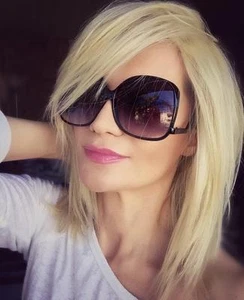 Oversized Large EMILIA Vintage Boho Jackie O Low Arms Retro Big Sonnenbrille 7312 - Bild 1 von 11