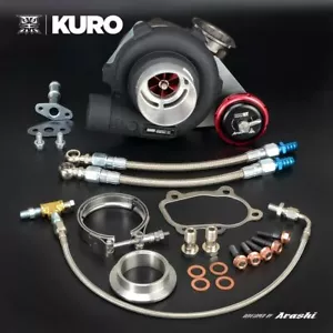 Rodamiento de bolas turbo KURO 3" GT2554R GT25R con banda en V 0,57 A/R 5 pernos - Imagen 1 de 6
