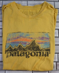 Patagonia Organic Cotton T-Shirt Herren Large Slim Fit Gelb Gold - Bild 1 von 7