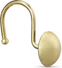 New ListingGold Shower Curtain Hooks Rings,Brass Decorative Shower Curtain Hooks Bling Hemi