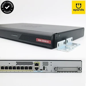 Cisco ASA 5508-X Firewall Security Appliance FirePOWER 128GB-SSD - 1Y-Wty - Picture 1 of 9