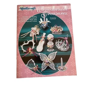 Folleto de instrucciones de ganchillo tesoros ornamentales Carol Smith - Imagen 1 de 4
