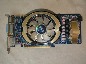ASUS 9800 GT Hybrid Power 512 Mb Graphics Card NVIDIA GeForce PCIe - Picture 1 of 8