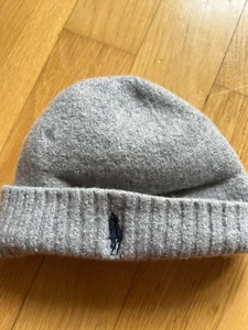 Ralph Lauren Babymütze Wolle grau - Bild 1 von 3