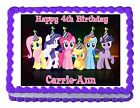 My Little Pony Edible Cake Image Party Cake Topper Decoration Cake Image Sheet 