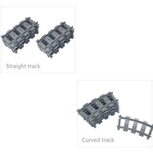 City Rail Flexible Tracks for Lego Kit Train Building Blocks Sets DIY