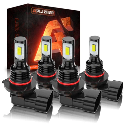 For Oldsmobile Cutlass Ciera 1987-1996 - 4pcs LED Bulbs Headlight Conversion Kit - Image 1 of 4