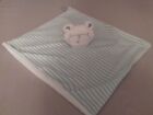 BILLY & SID striped green comforter soother blankie dou dou. FAST POSTAGE 