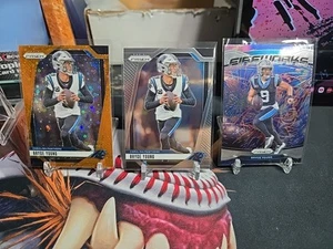 2024 Panini Prizm NFL Brice Young Orange Disco Prizm Fireworks Panthers - Picture 1 of 2
