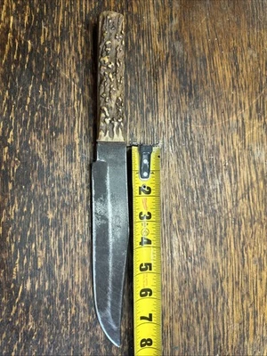 Edge Brand Solingen Stag Handle Bowie Knife 443 Vintage - Image 1 of 4