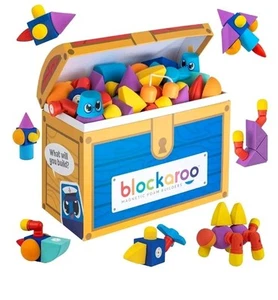 Magnetic Foam Blocks – STEM Preschool Toys for Children, Toddlers, Boys and G... - Picture 1 of 1