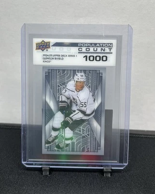 2024-25 Upper Deck Series 1 - Population Count Quinton Byfield #PC-30 1000 /1000 - Image 1 of 2