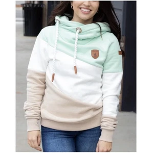 Wanakome Selene Hoodie Cucumber Mix Green White Brown SZ Small NWOT - Picture 1 of 7