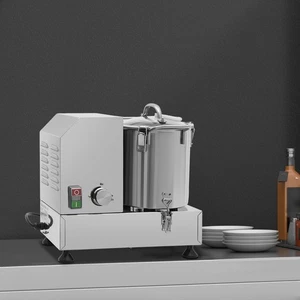 6L Kommerzielle Küchenmaschine Elektrisch Gemüse Obst Fleisch Schneider Lebensmittel Zerkleinerer - Bild 1 von 15
