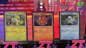 Sequential Bulbasaur Charmander Squirtle 151 Poster Collection Black Star PROMO - Bild 1 von 1
