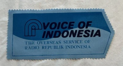 Редкий и винтажный вымпел Voice of Indonesia 8 дюймов QSL, Wimpel, Banderin, Fanion - Изображение 1 из 3