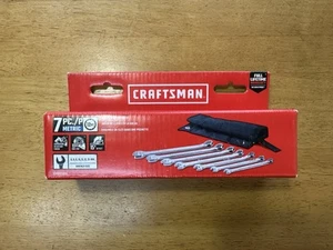 Craftsman 7pc Metric 12Pt Wrench Set In Pouch CMMT21086 - Picture 1 of 3