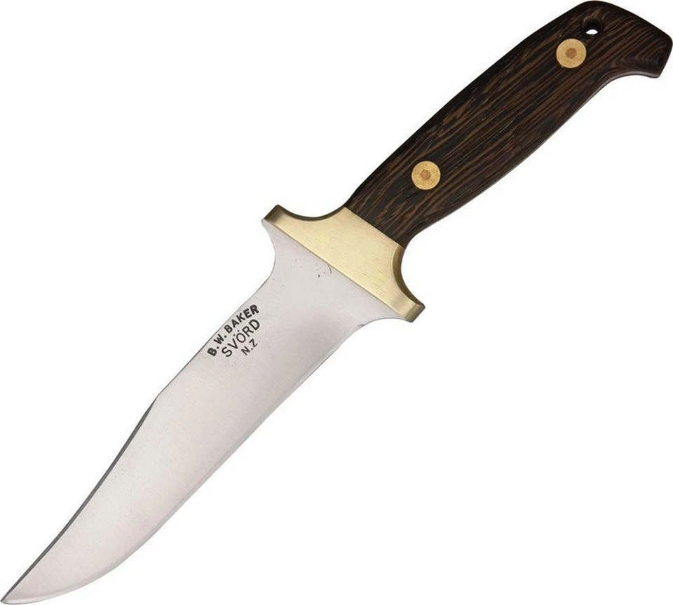 Svord Fixed Knife 15N20 Steel Full Tang Blade Wenge Wood Handle - 280BW Foto 1 de 1