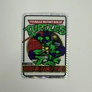 RARE Vintage 1990 Donatello Ninja Turtles Vending Machine Prism Sticker *READ* - Bild 1 von 5