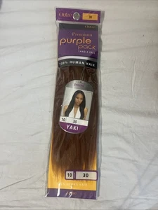 Outre Premium_Purple_Pack 100% Human Hair Yaki 10in Color #30 (Z7) - Picture 1 of 5