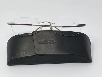 Montura de gafas Silhouette 7500 40 6056 sin montura ligera 19 [] 50 Austria Foto 1 de 4