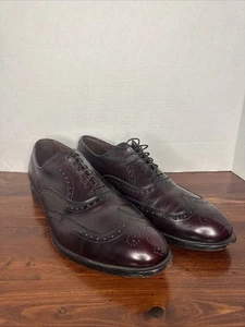 Zapatos de vestir Allen Edmonds Chester punta de ala Oxford marrón para hombre 11,5 B - Imagen 1 de 12
