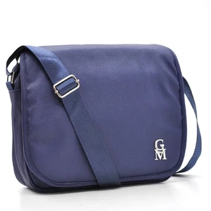Bolsa de Hombre Vintage Piel Venada Bandolera Messanger Azul Elegante Grande - Imagen 1 de 11