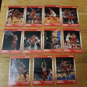 1990 STAR CO BASKETBALL CHARLES BARKLEY 76ERS SET (11) /250 ottimo Nba - Foto 1 di 9