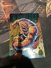 1994 Marvel Universe ~ Thing~ Gold Foil Power Blast 9 Of 9 Chase Card