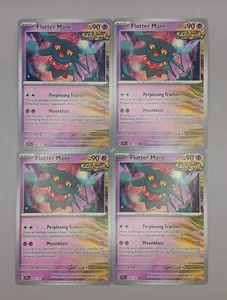 4x Flutter Mane 096/191 Sv08: Surging Sparks Regular - Picture 1 of 1