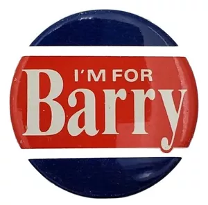 Botón de campaña ""I'm For Barry"" Goldwater 1964 - Imagen 1 de 1