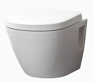 TOTO NC Wand-Tiefspül-WC, spülrandlos,Tornado Flush, weiss, CeFIONtect, +WC-Sitz - Picture 1 of 4