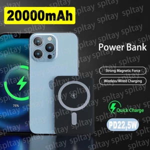 Mag-safe Battery Pack Ladegerät Für iPhone 15 14 13 Powerbank Akku Magnetisch - Zdjęcie 1 z 23