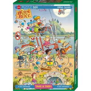 Take a Trip with Marino Degano 500 Piece Jigsaw Puzzle Heye New - Picture 1 of 2