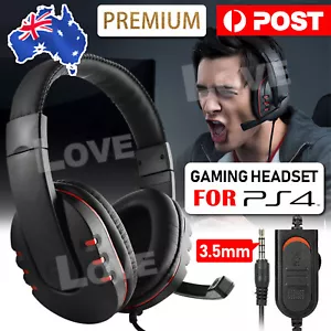Gaming Headset Wired Headphones with Mic Fit For Xbox PS4 PS5 Nintendo Switch - Picture 1 of 12