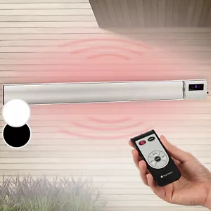 Radiador infrarrojo techo pared 3000W radiador infrarrojo eléctrico terraza blanco - Imagen 1 de 8